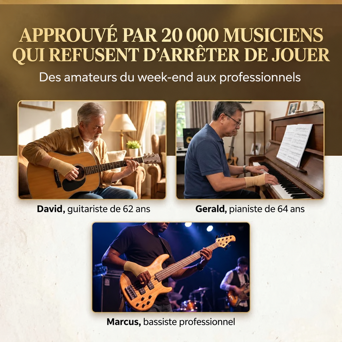 Le stabilisateur de pouce pour guitaristes